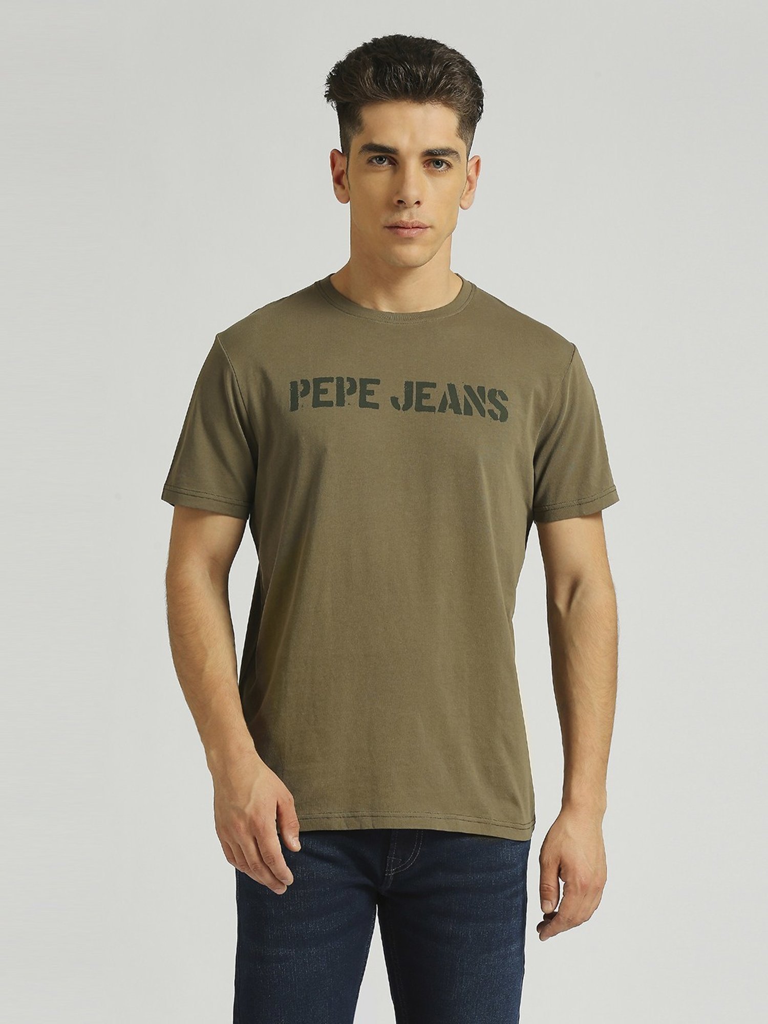 Levi's Pink Cotton Slim Fit Texture Henley T-Shirt