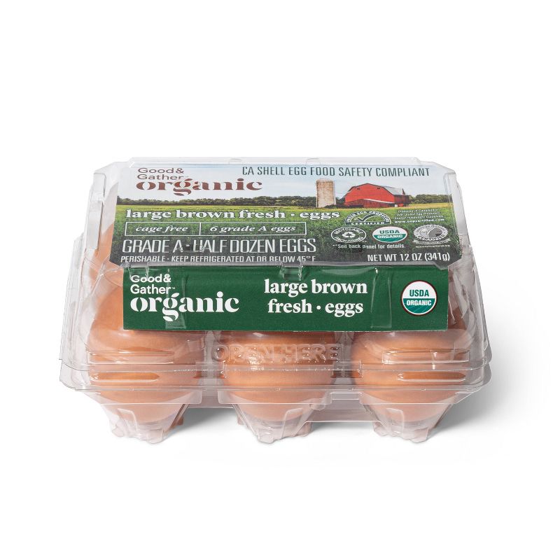 Oakdell Cage-Free Grade A Large Brown Eggs - 12ct