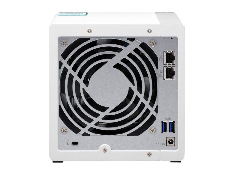 QNAP 4-Bay Personal Cloud NAS for Backup and Data Sharing 4-core 1.7GHz 1GB RAM w/ Lockable Drive Tray TS-431K-US