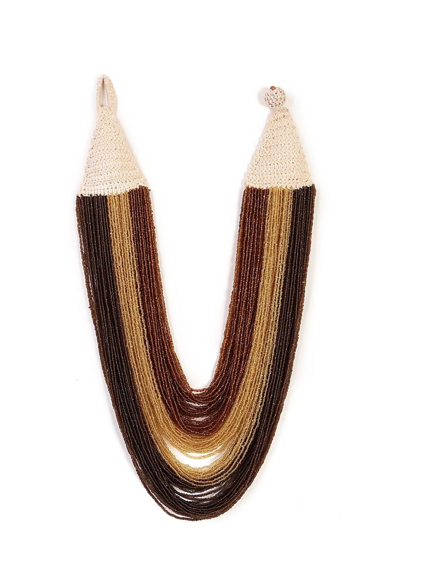 Imli Street Brown & Beige Necklace