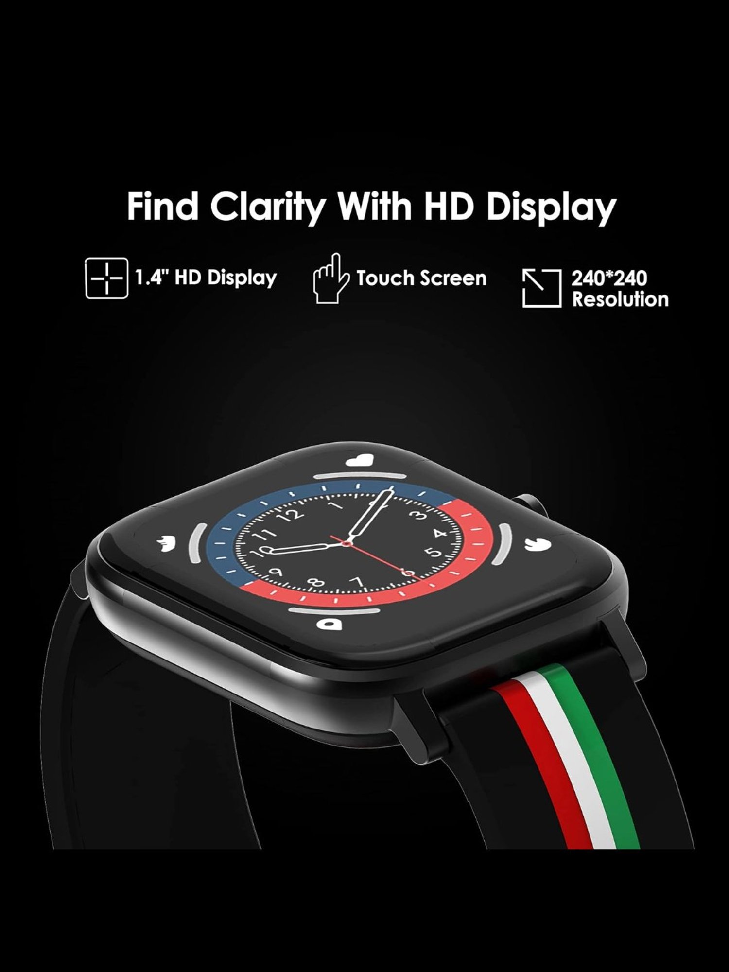 Probus P12 Full Touch Screen Smartwatch (Multicolor)