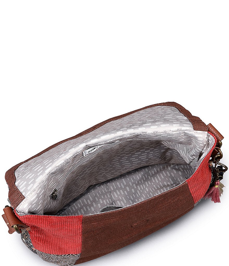 Sakroots Foldover Colorblock Crossbody Bag