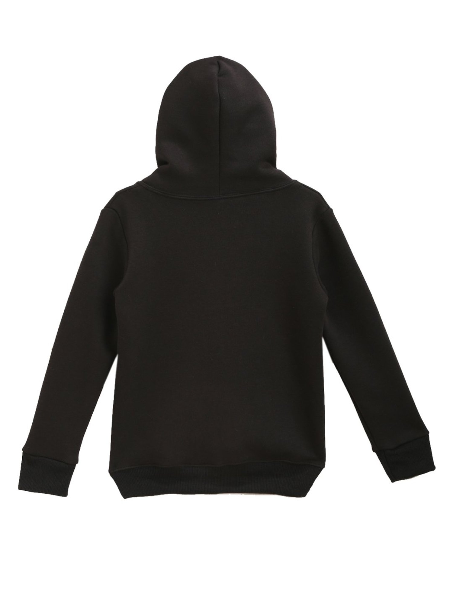 Kids Craft Black Printed Hoodie