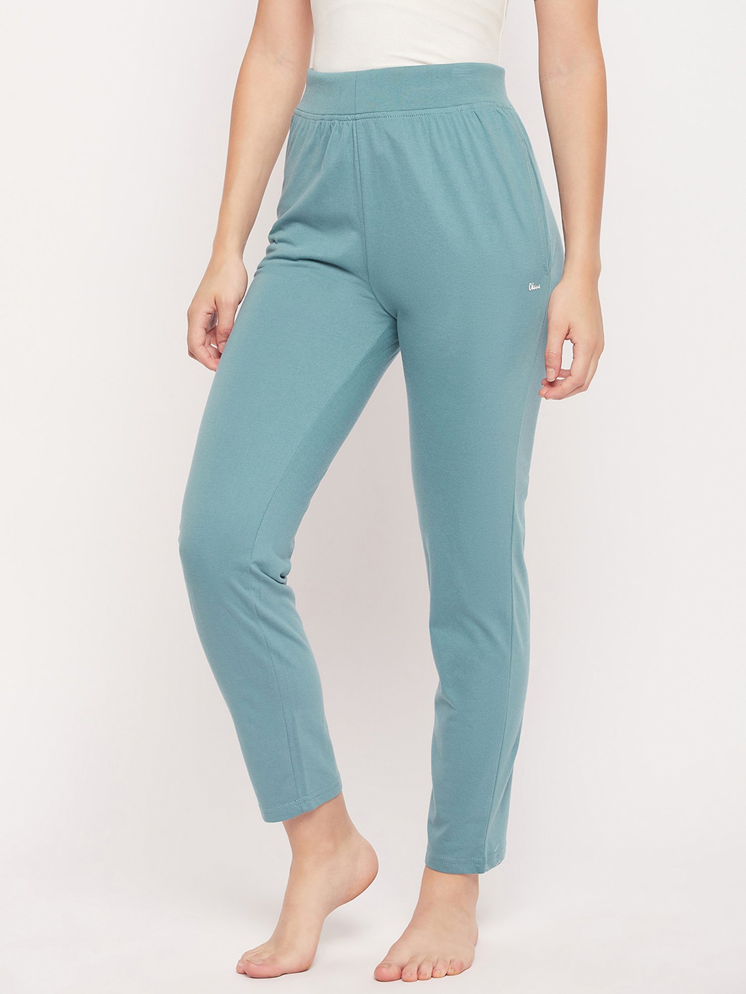 Okane Blue Mid Rise Lounge Pants