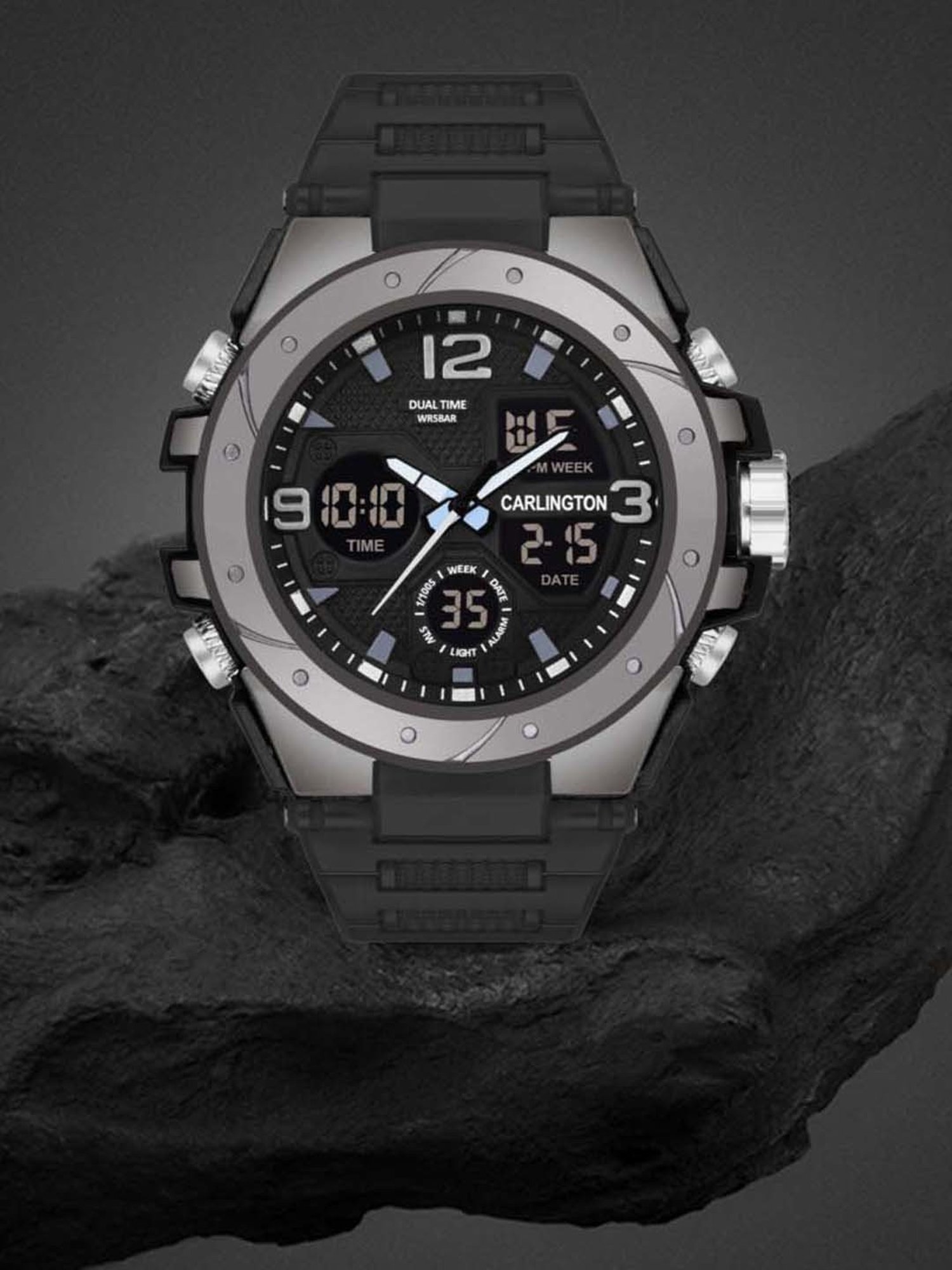 CARLINGTON Endurance 9105 Analog-Digital Watch for Men