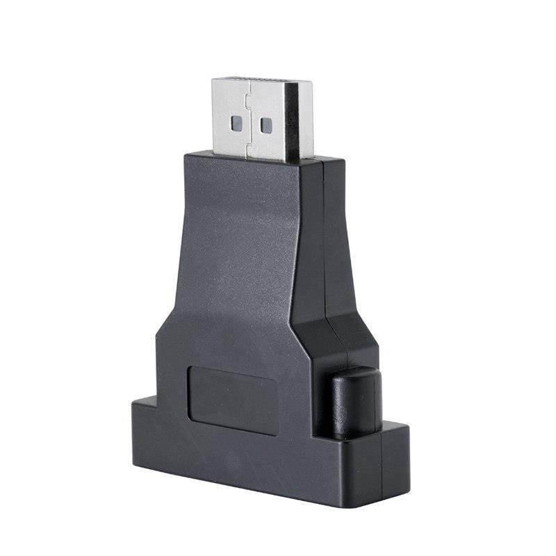 Kebidu Mini Displayport DP to DVI 24+1 Adapter Connector Male to Male Mini DP to DVI-D Converters for TV Laptop Projector