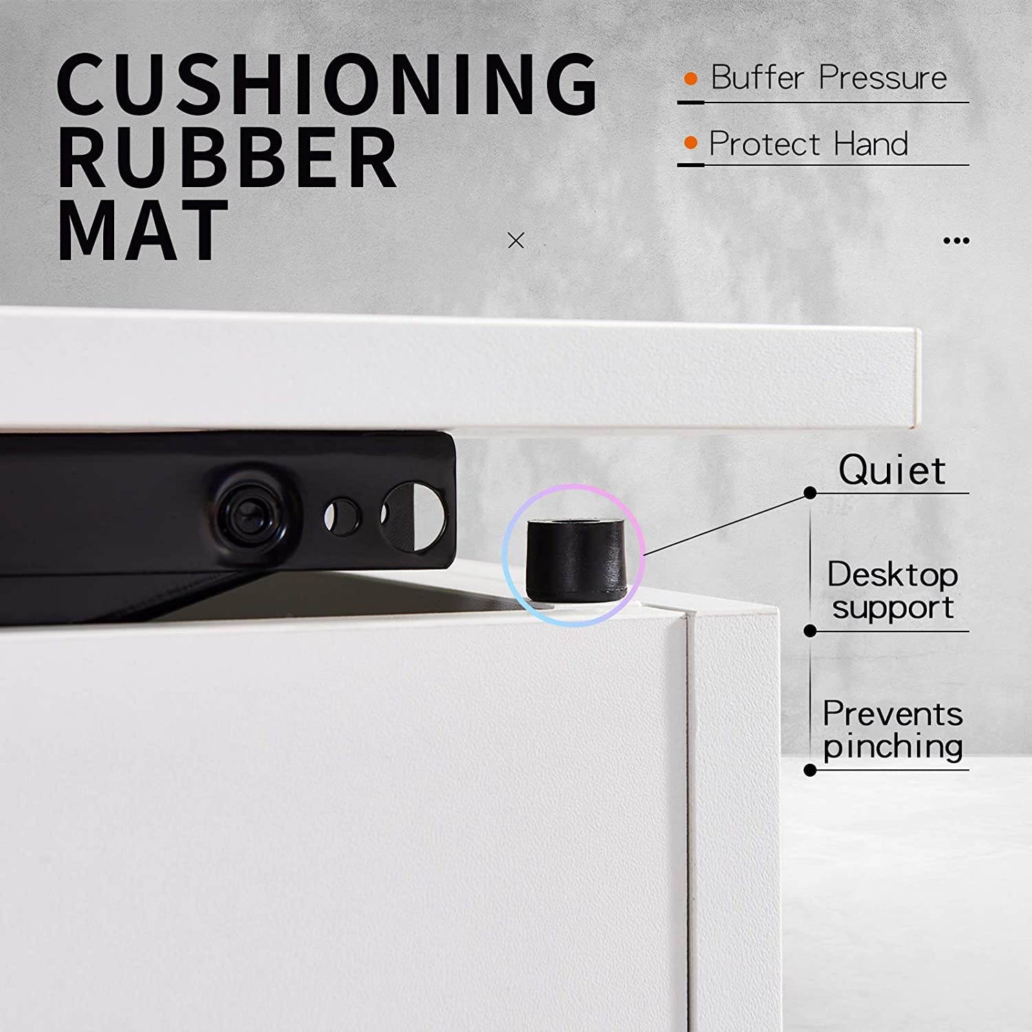 Lifetech Computer Desk 43.3" Modern Study Writing Desk for Home Office Simple Small Desk for Small Spaces, Black