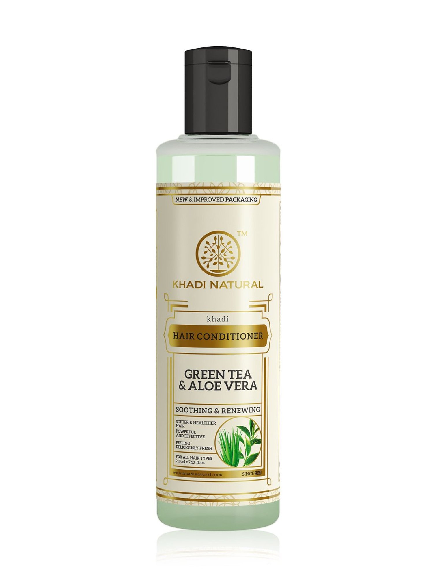 Khadi Natural Green Tea & Aloe Vera Hair Conditioner - 210 ml
