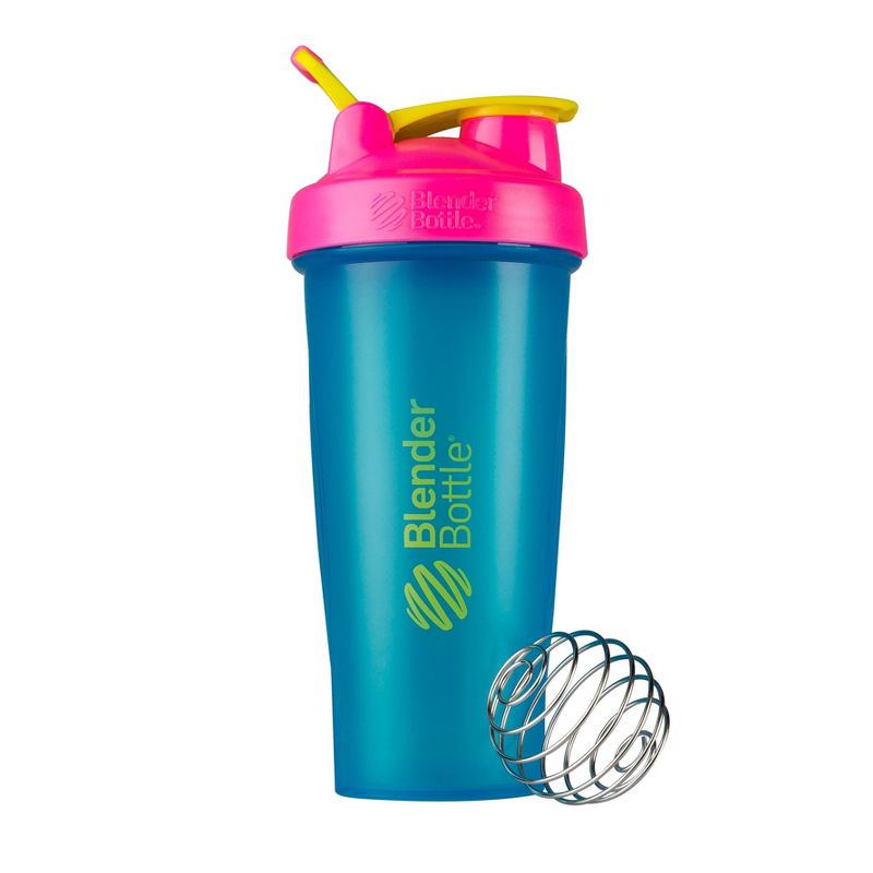 Blender Bottle 80s 28oz Portable Drinkware - Blue/Pink