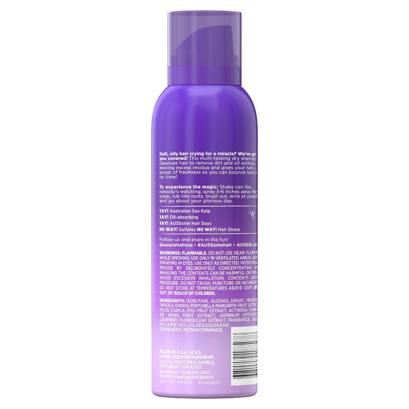 Aussie Clean Volume Dry Shampoo - 4.9 fl oz