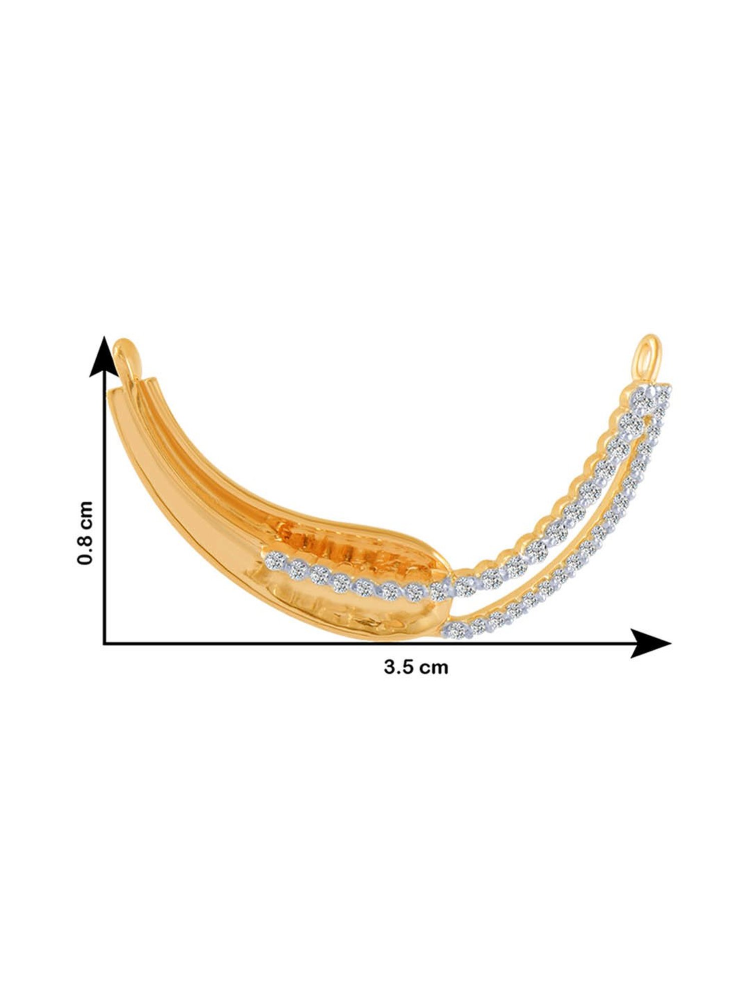 P.C. Chandra Jewellers 18 kt Gold & Diamond Pendant