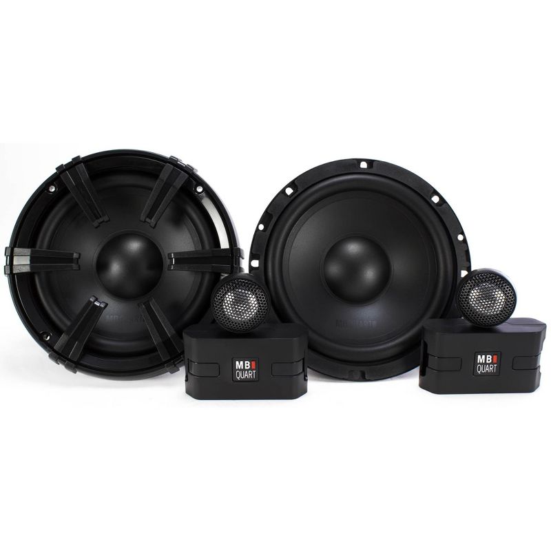 2) MB Quart 6.5" 90 Watt Component Speakers Speaker System Set Pair | DC1-216
