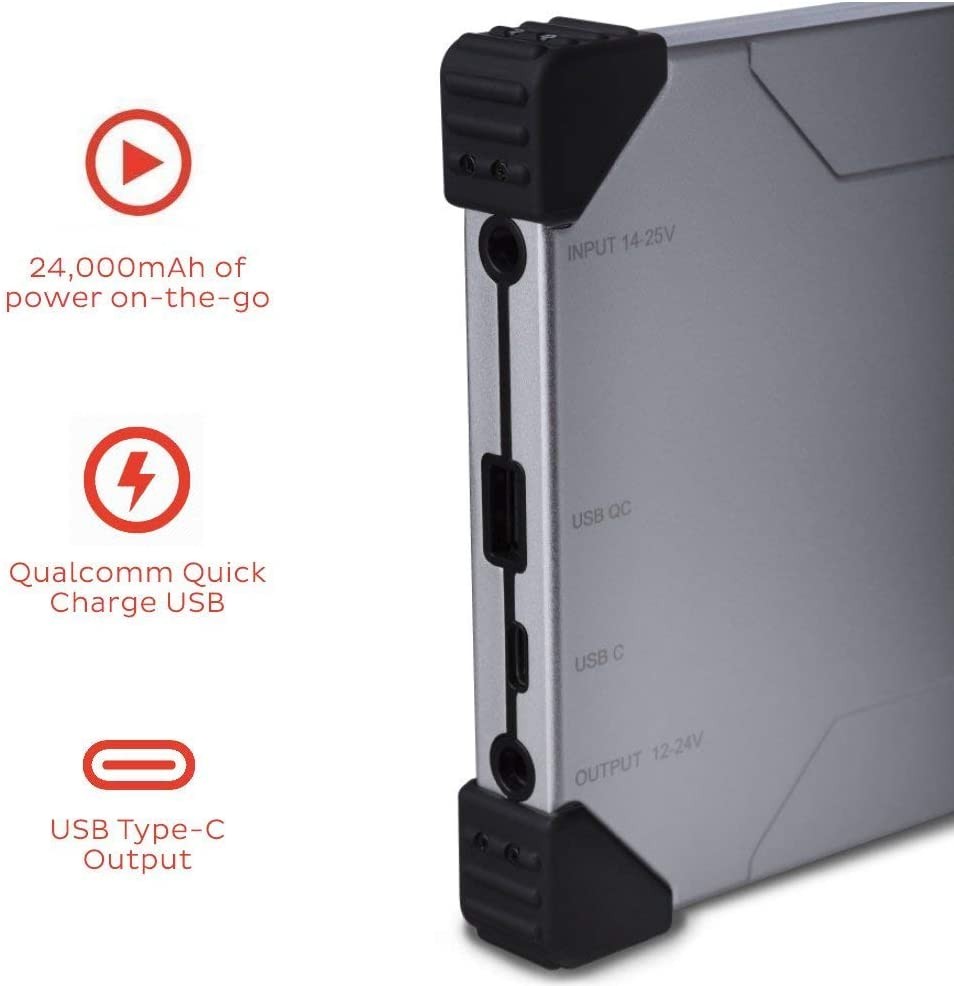 Voltaic Systems Arc 20 Watt Rapid Solar Laptop Charger, 24,000mAh | Includes a USB-C PD Battery Pack (Power Bank) and 2 Year Warranty | Powers Laptops Including MacBook