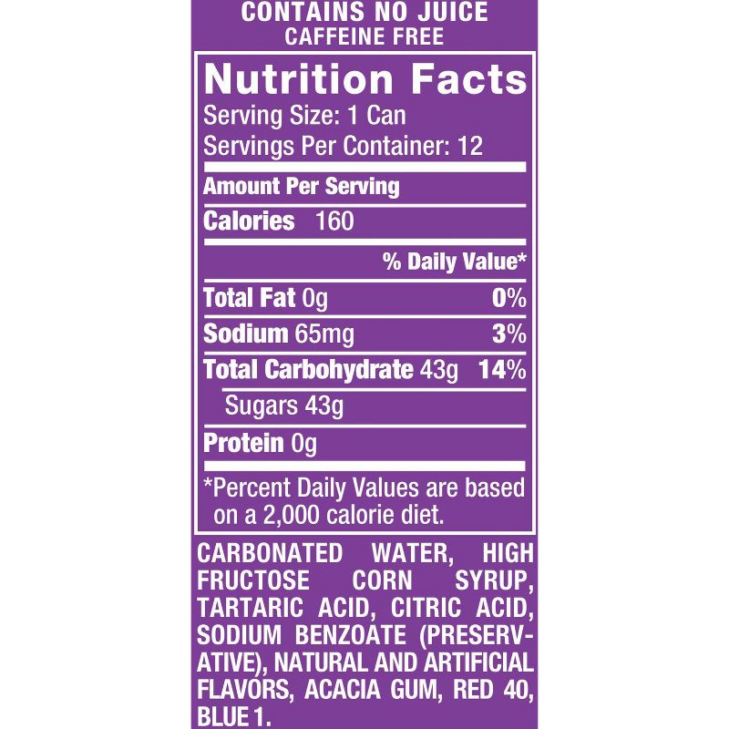 Crush Grape Soda - 12pk/12 fl oz Cans