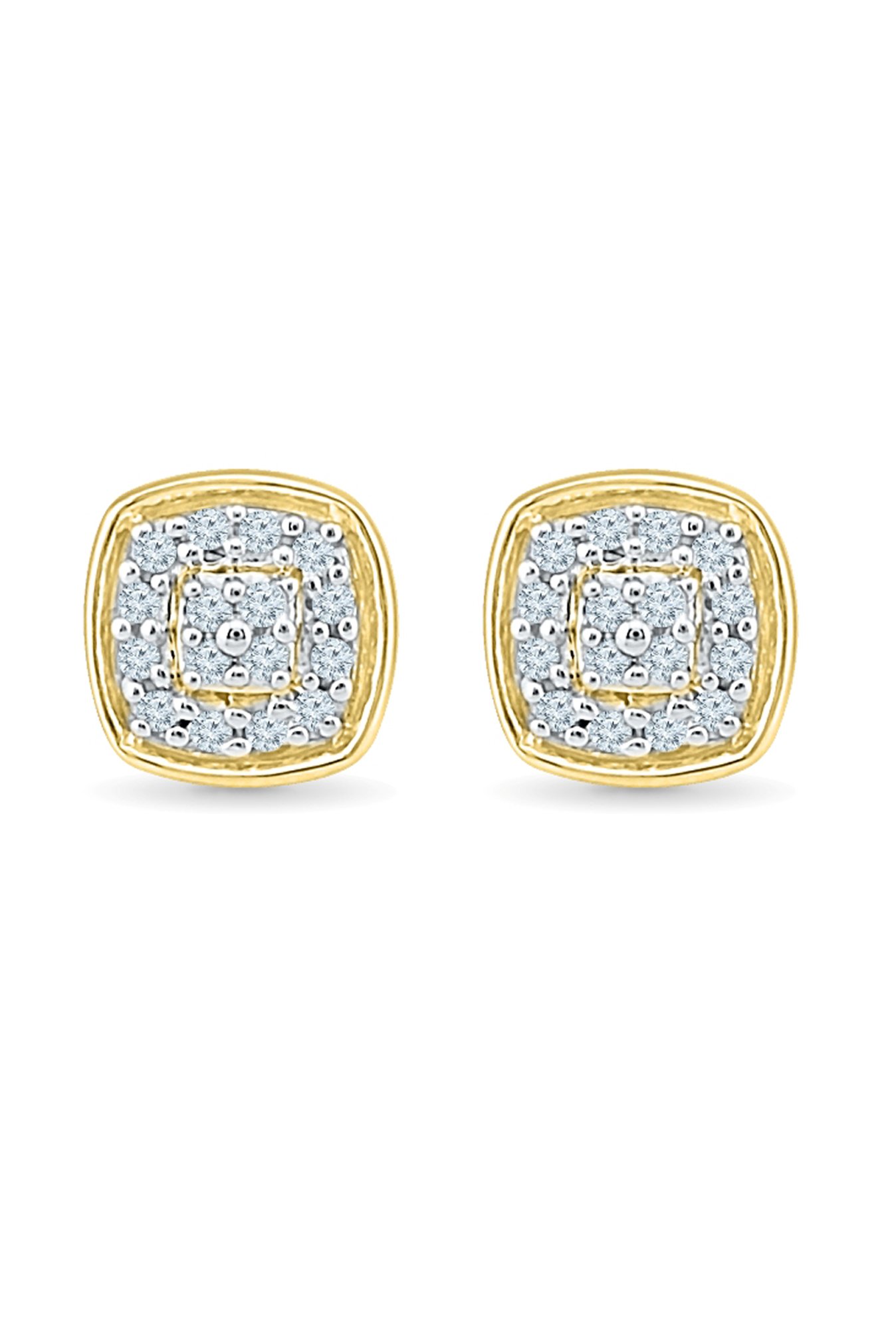 Sri Jagdamba Pearls Insignia 18k Gold & 0.07 ct Diamond Earrings
