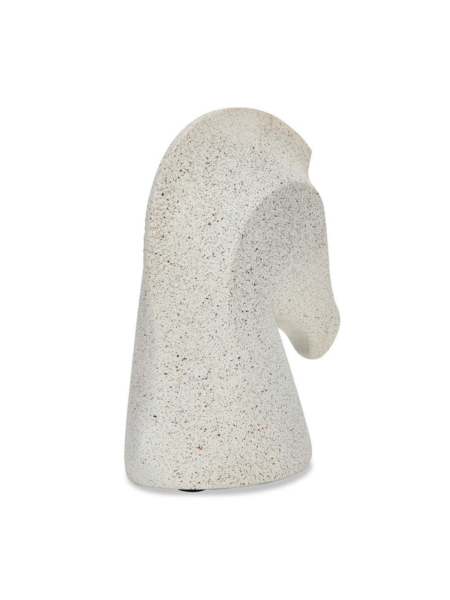 @home White Resin Horse Head Showpiece
