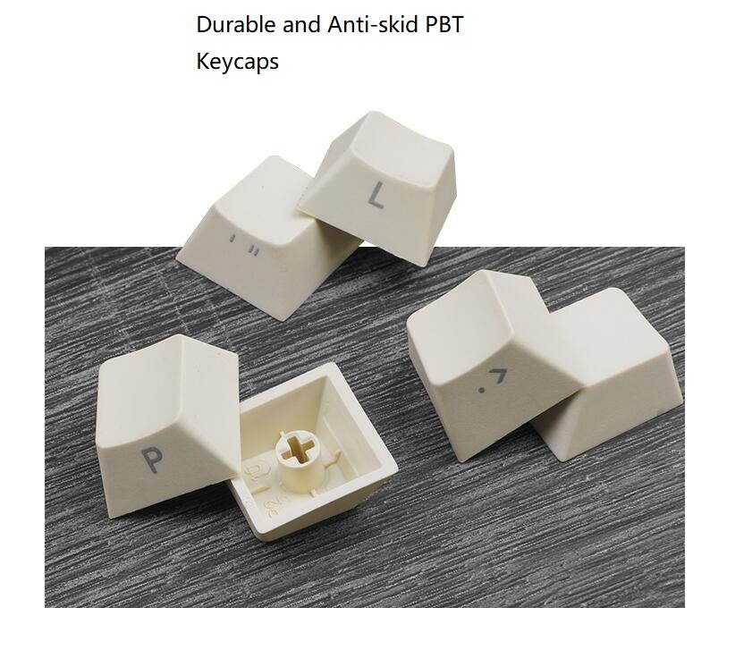 A-jazz AK535  N-key Rollover  Ergonomic Design,Cool Exterior USB Wired Cherry  MX Red Mechanical Gaming  Keyboard For Office And Game,  PBT Keycaps  - Blue Lotus ( No Light Version )