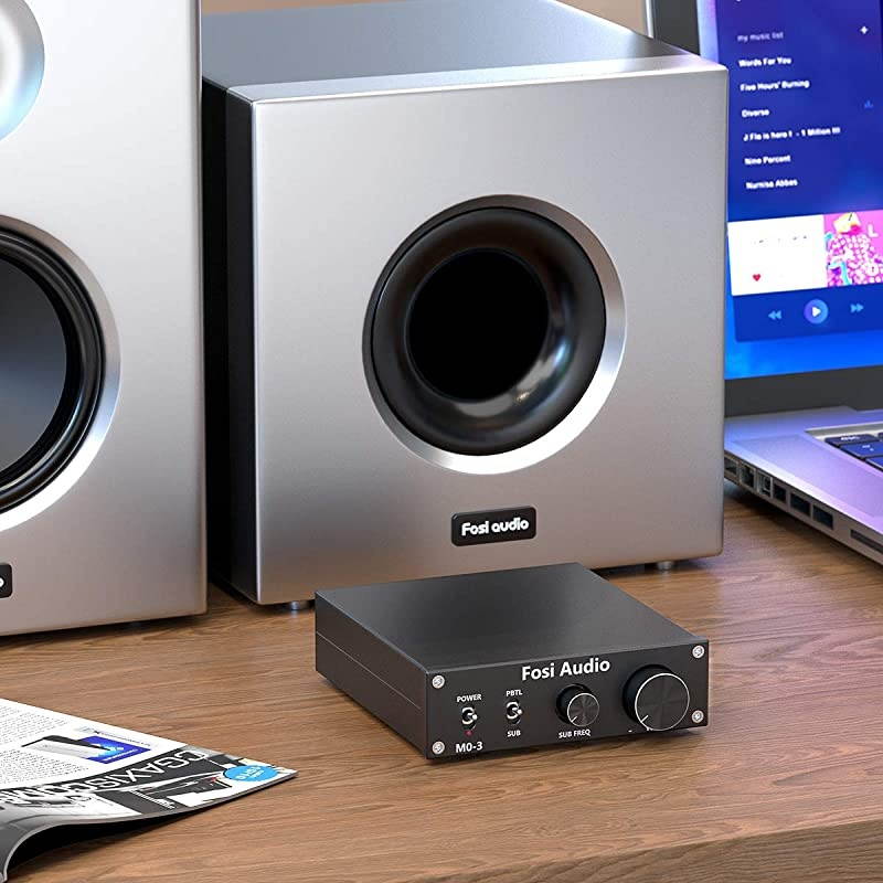 Subwoofer Amplifier 200 Watt Mini Mono Audio Amp FullFrequency and Sub Bass Switchable Amplifier One Channel Home Theater Single Power Subwoofer Amp  M03