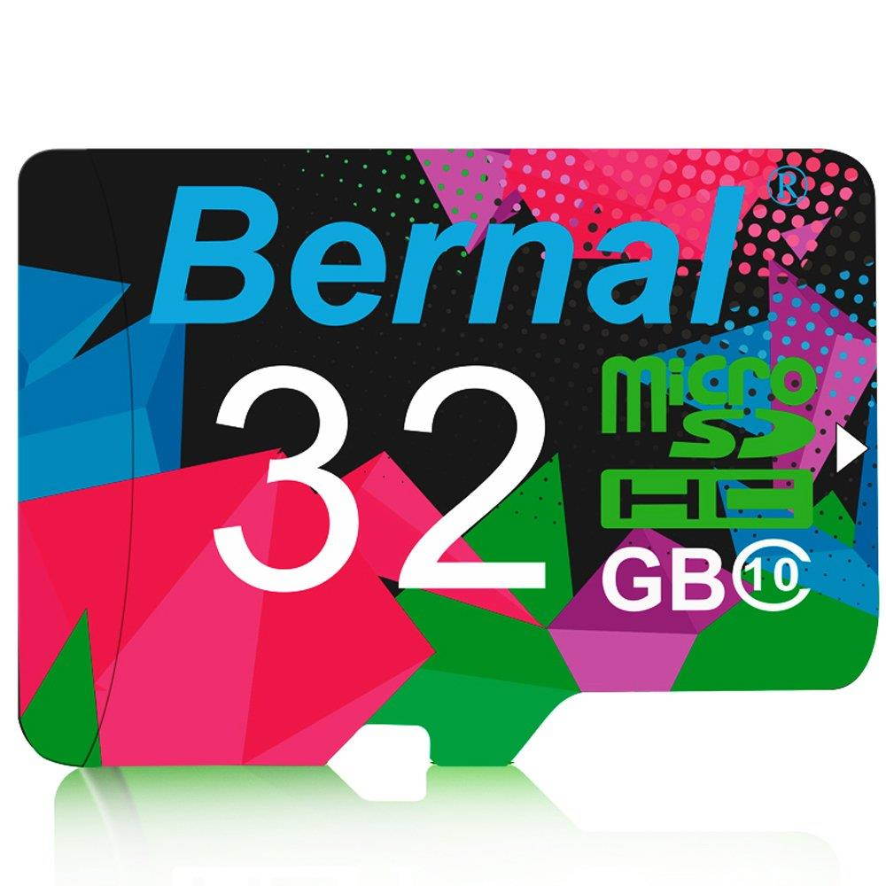 Bernal Micro sd Card 16 Pieces of Package microsdhc 32GB C10 high Memory Card for Smartphone Camera (16pcs X 32GB)