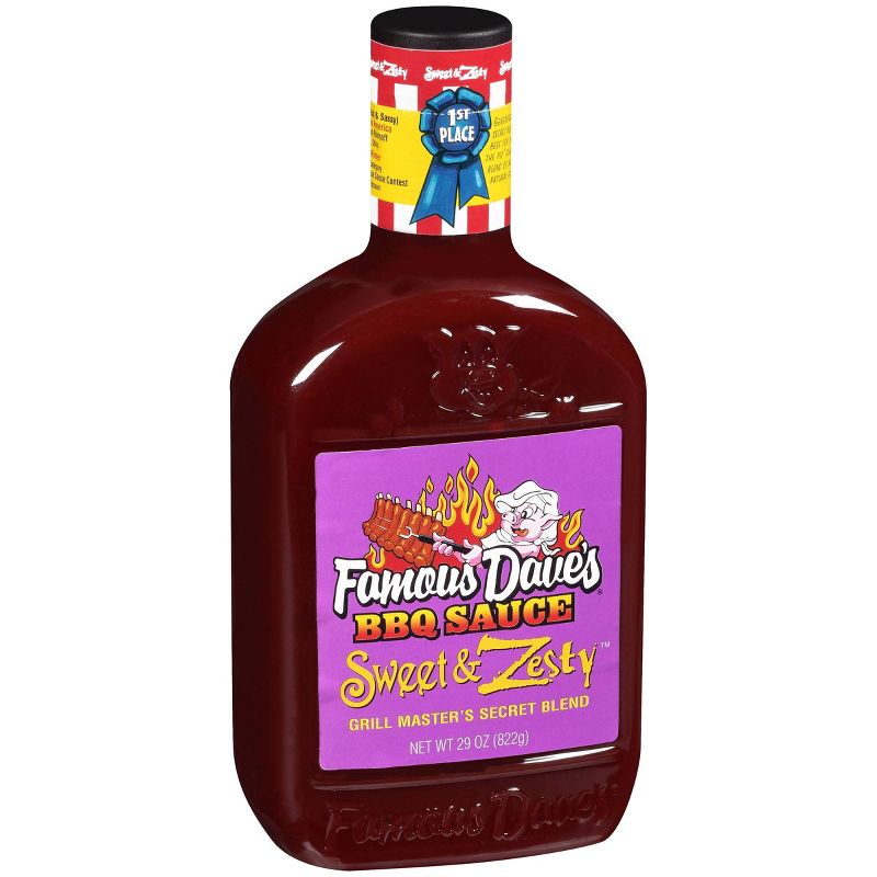 Famous Dave's Sweet & Zesty Barbeque Sauce - 29oz