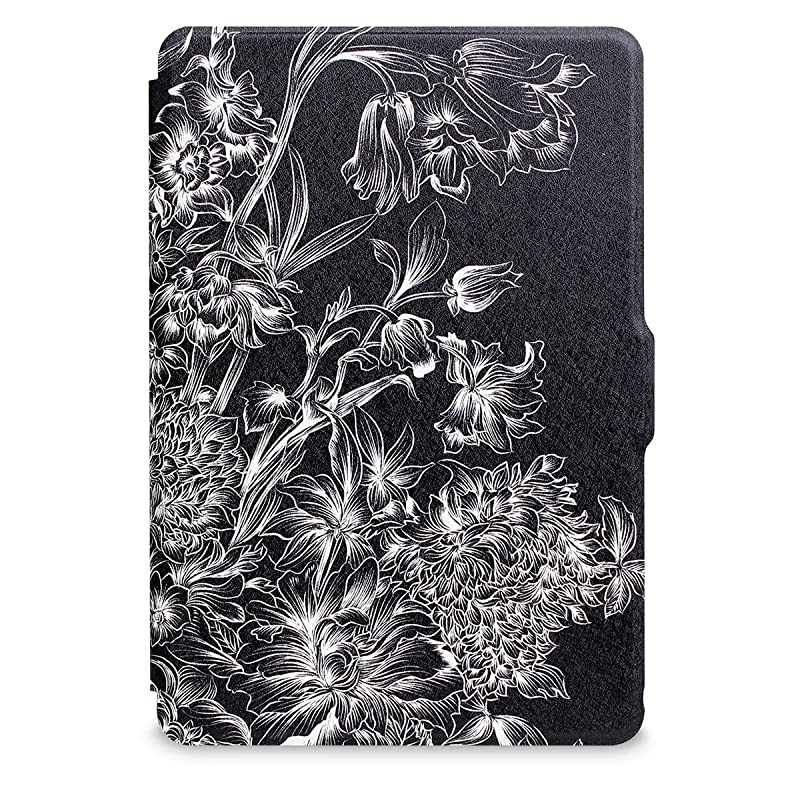 Case for Kindle Paperwhite Prior to 2018(Model No.EY21 or DP75SDI) - PU Leather Case Smart Protective Cover Only Fits Old Generation Kindle Paperwhite Prior to 2018