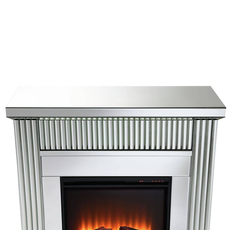 Ziva Fireplace Silver - Picket House Furnishings