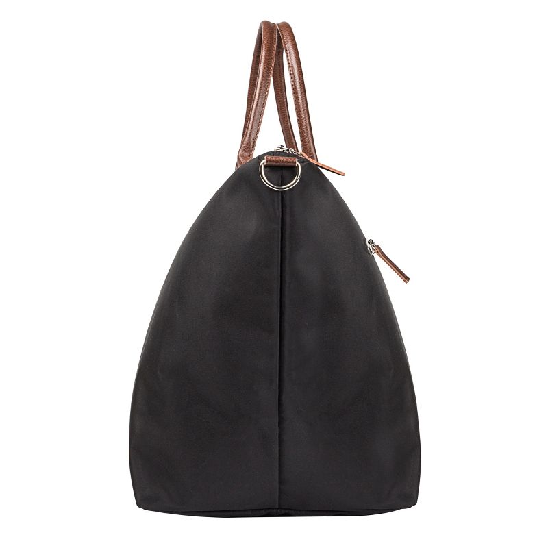Cathy's Concepts Black Microfiber Weekender Tote