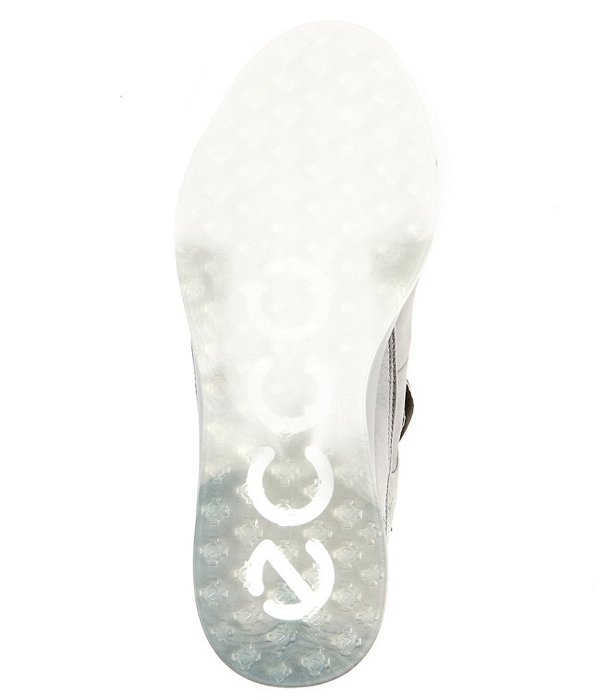 ECCO Men's S-Three Spikeless Waterproof Lace-Up Golf Shoes