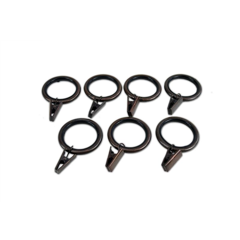 Drapery Rings Brackets Bronze - Versailles Home Fashions