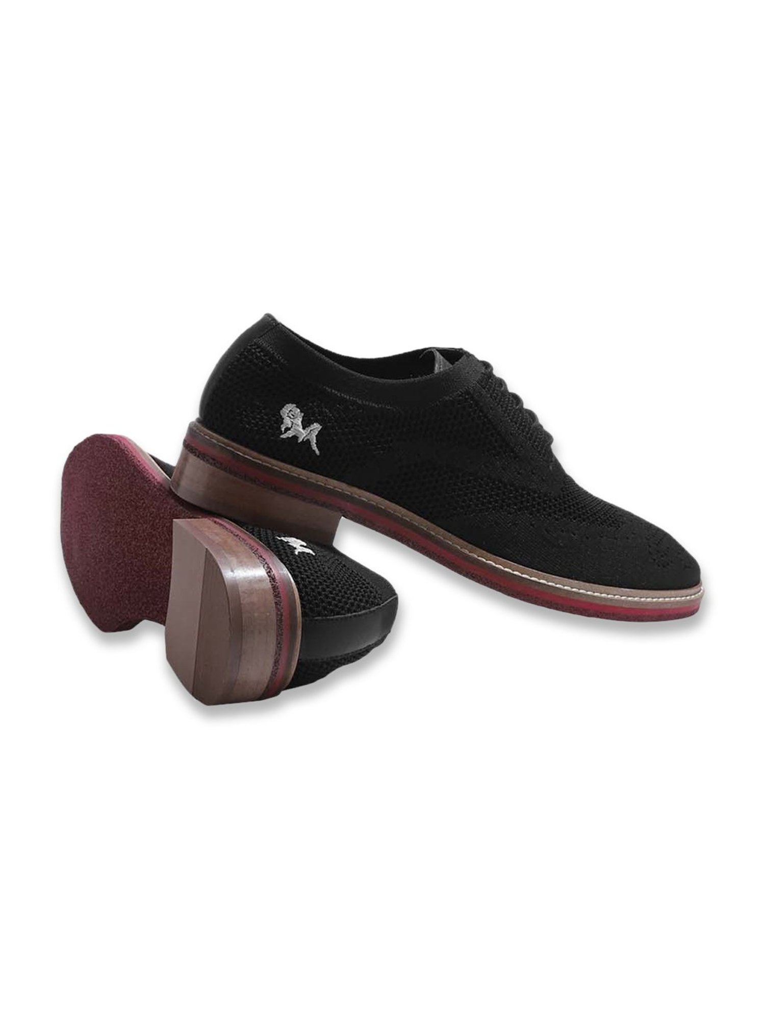 Neemans Men's Black Oxford Shoes