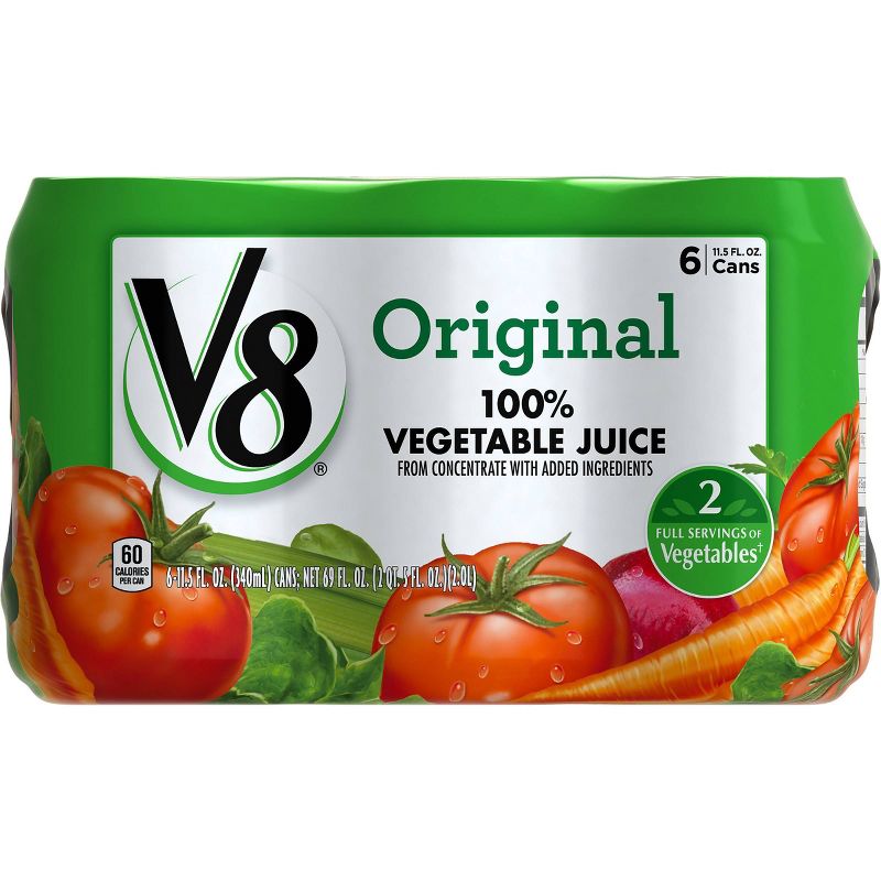 V8 Original 100% Vegetable Juice - 6pk/11.5 fl oz Cans
