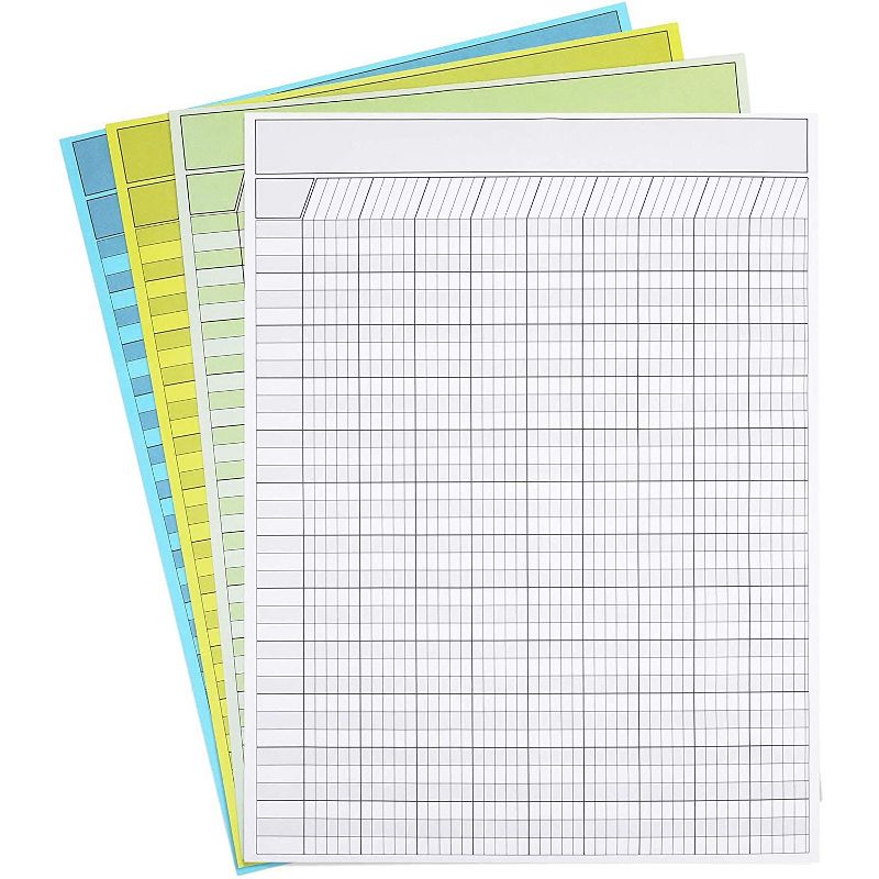 6pk 100 per pack 4" x 6" Blank Index Cards Primary Assorted Colors - Top Notch Teacher Products
