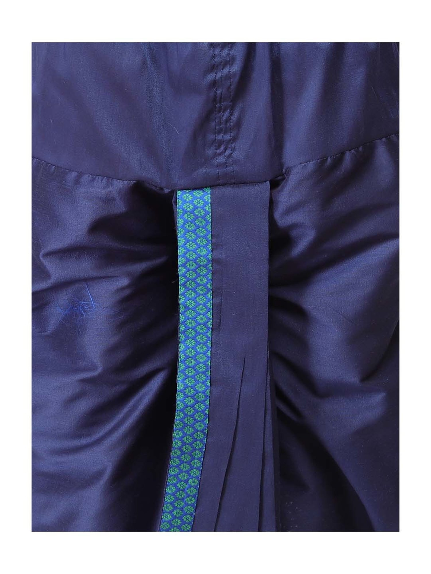 TABARD Kids Teal Blue & Navy Printed Kurta Set