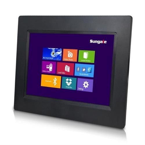 7" Smart WiFi Cloud Digital Photo Frame, touch screen operation, free Cloud storage, real-time photos, Movie, Social Media, Browser, all apps