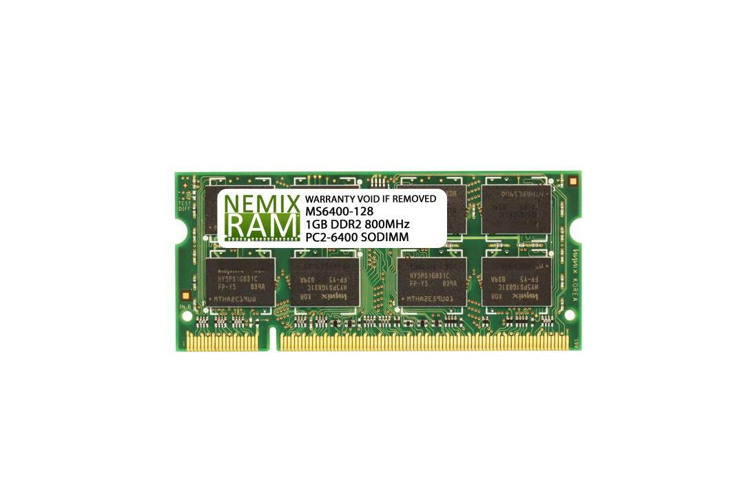 1GB (1x1GB) DDR2 800 (PC2 6400) SODIMM Laptop Memory RAM