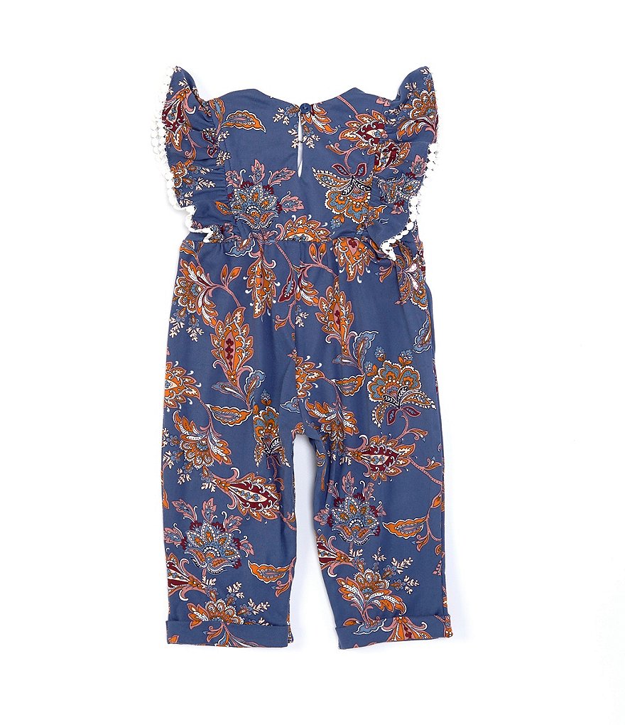 Starting Out Baby Girls Newborn-9 Months Stripe Ruffle Romper