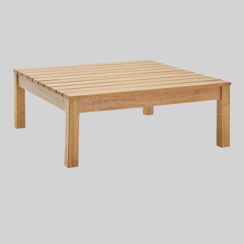 Freeport Outdoor Patio Outdoor Patio Coffee Table - Natural - Modway