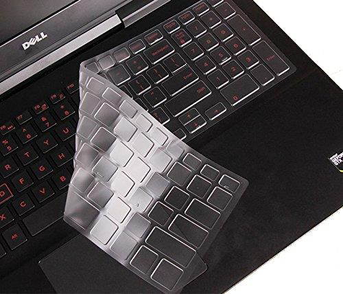 Premium TPU Dell Keyboard Cover Compatible Dell G3 G5 G7 15.6 inch Series, 15.6 inch Dell Inspiron 15 3000 5000 7000 Series, 2018 Flagship Dell Inspiron 17, 17.3 inch Dell Inspiron 17 5000 Series