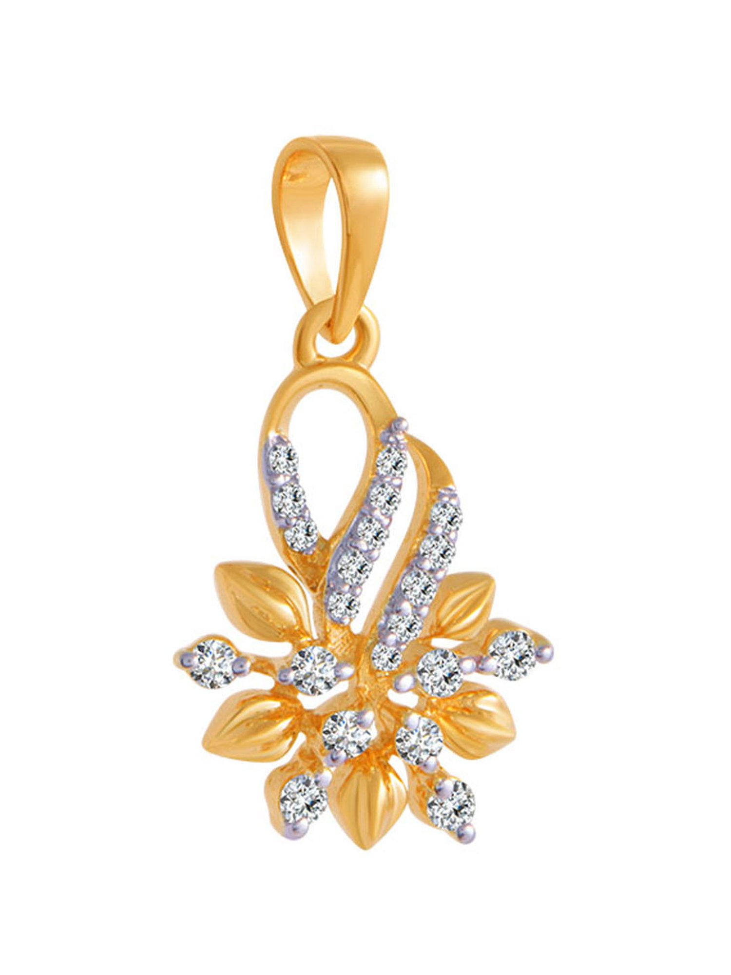 P.C. Chandra Jewellers 18 kt Gold & Diamond Pendant