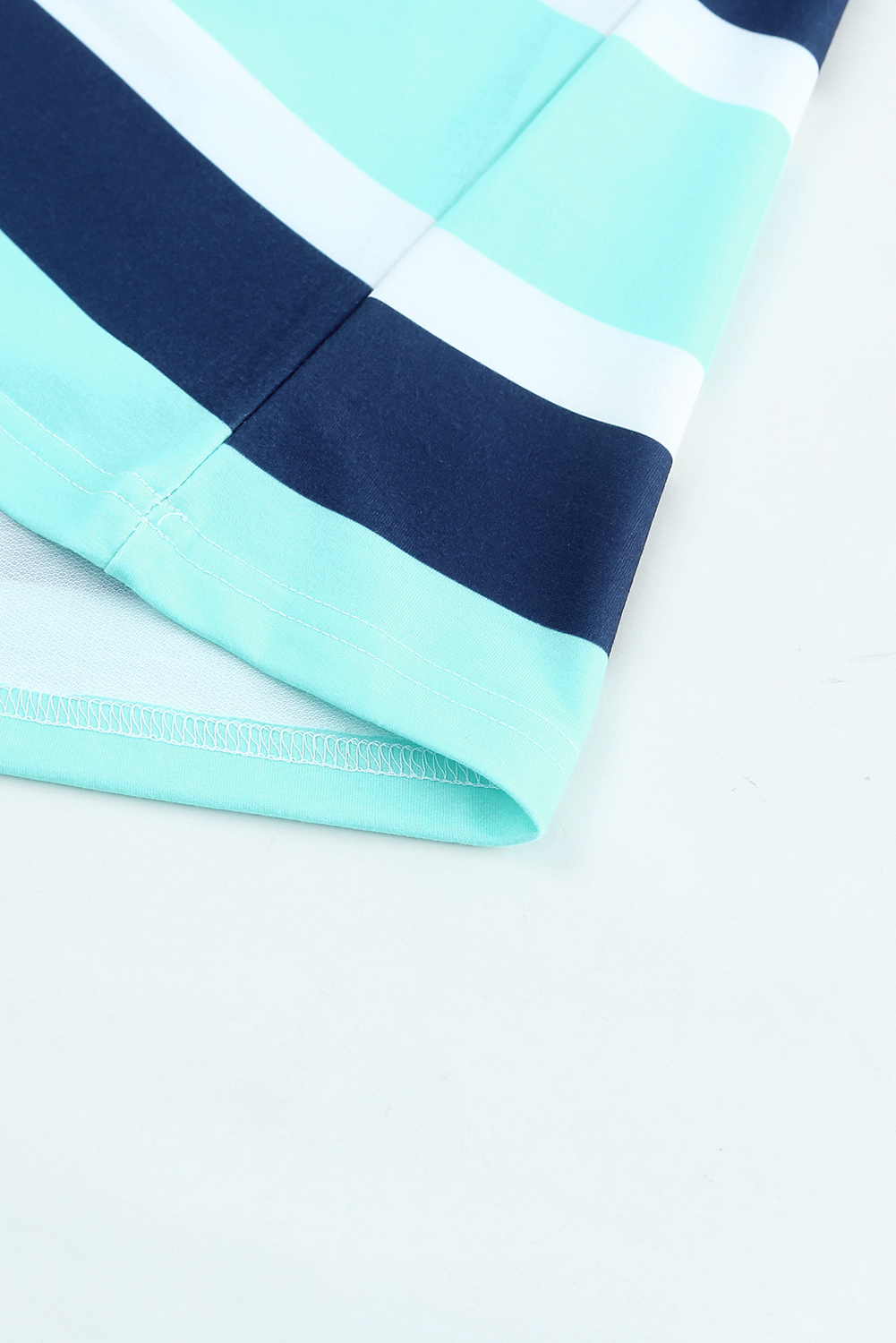 Pink Sequins Candy Cane Round Neck Sweatshirt