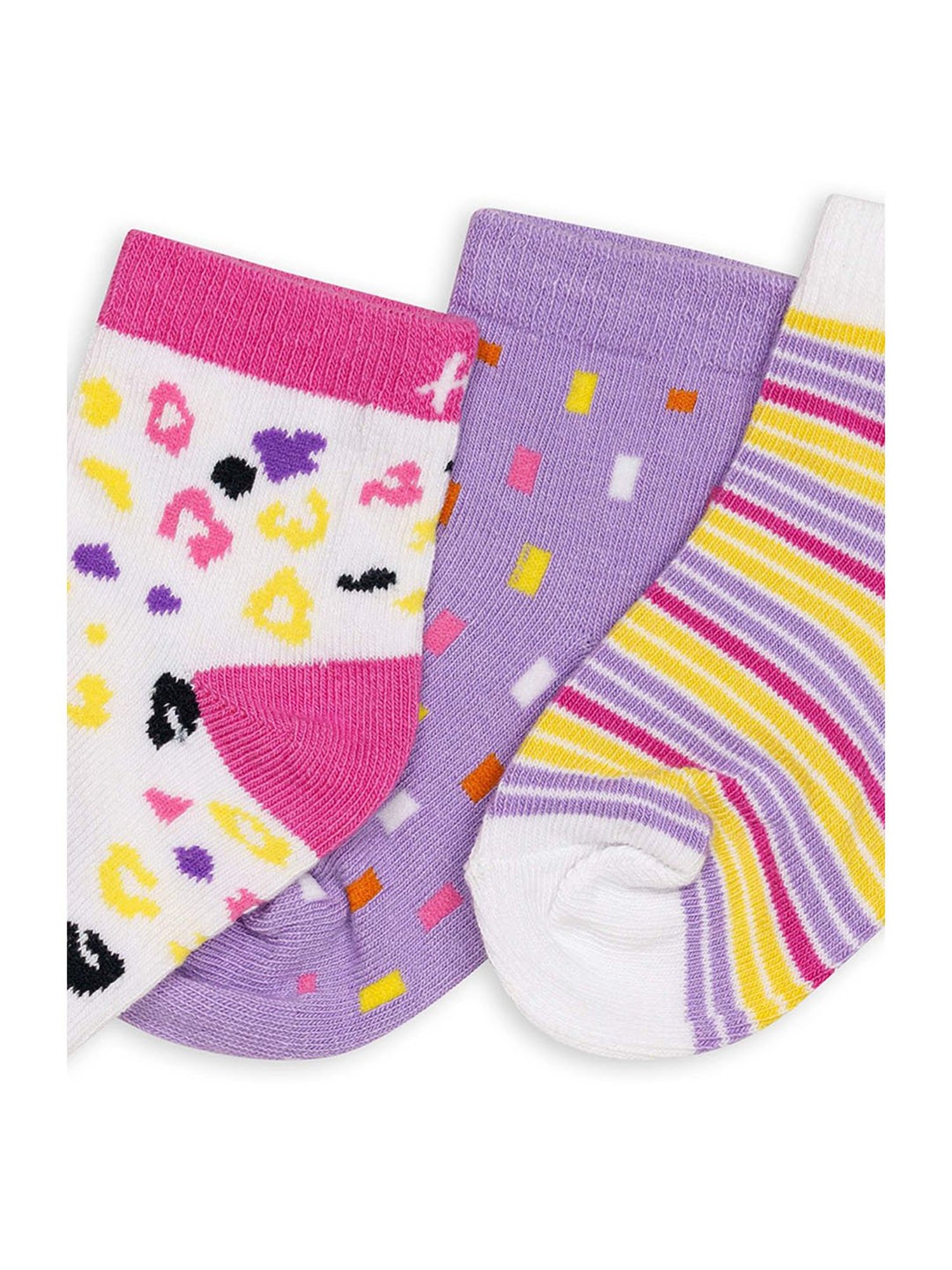 Pantaloons Junior Kids Pink Self Pattern Cap with Muffler