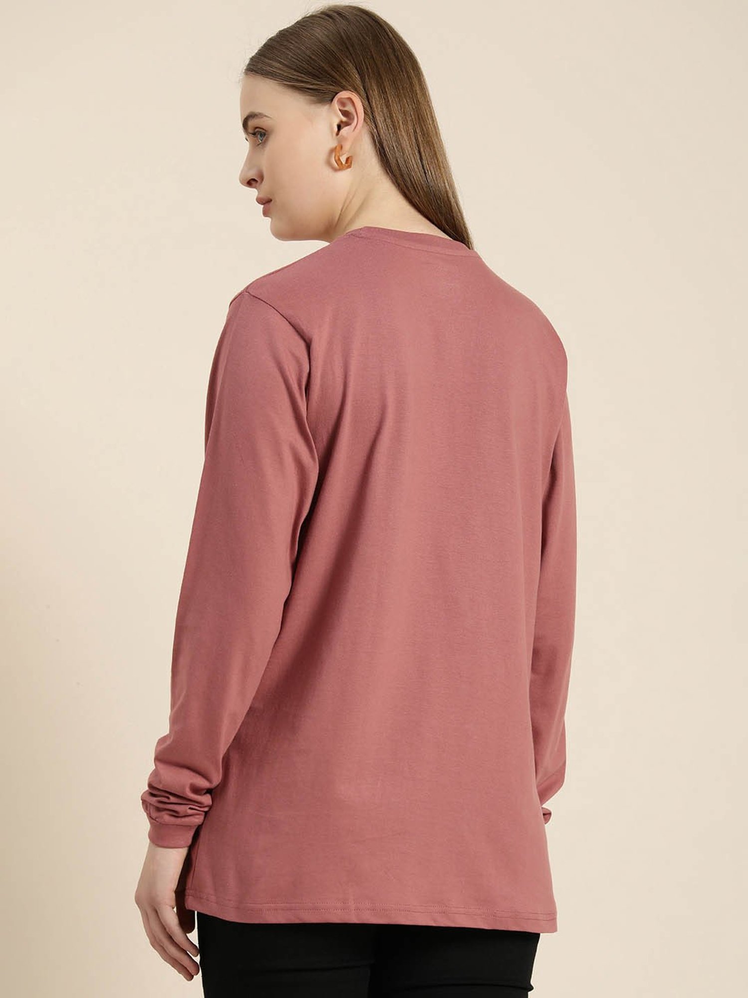 Dillinger Dusty Pink Cotton Oversized T-Shirt