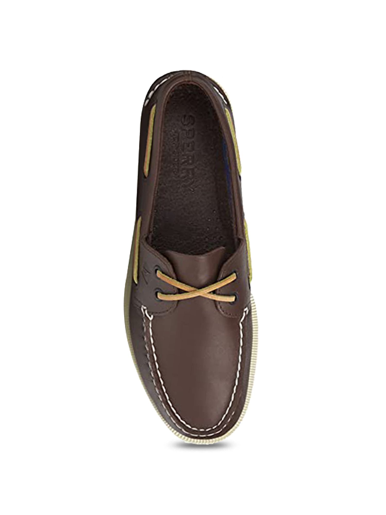 SPERRY Men's A/O Burnished Dark brown Boat Shoes