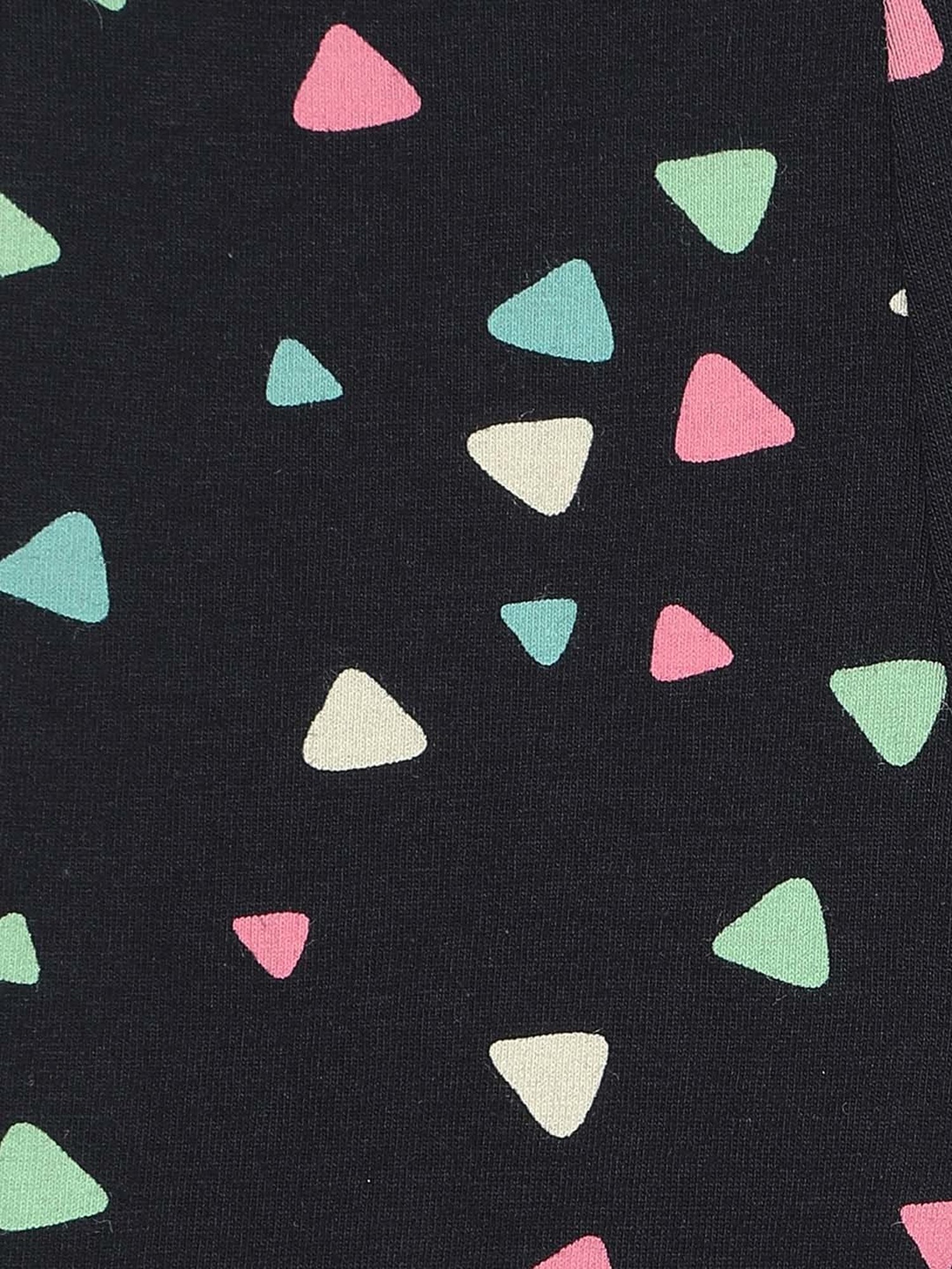 Juniors by Lifestyle Navy Cotton Printed Leggings