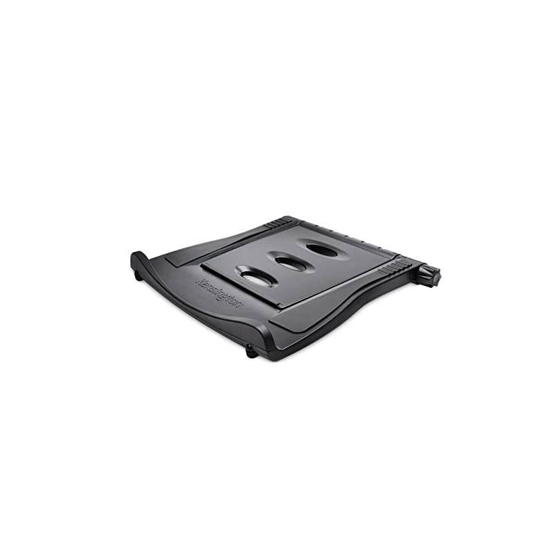 Easy Riser Portable Ergonomic Laptop Cooling Stand (12"-17") for Laptops, Chromebooks Macbooks and Wacom Devices &ndash; Black (K52788WW)
