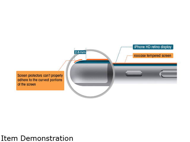rooCASE Clear Tempered Glass Screen Protector for Apple iPhone 7 (3-Pack) RC-IPH7-4.7-TG018-3PK