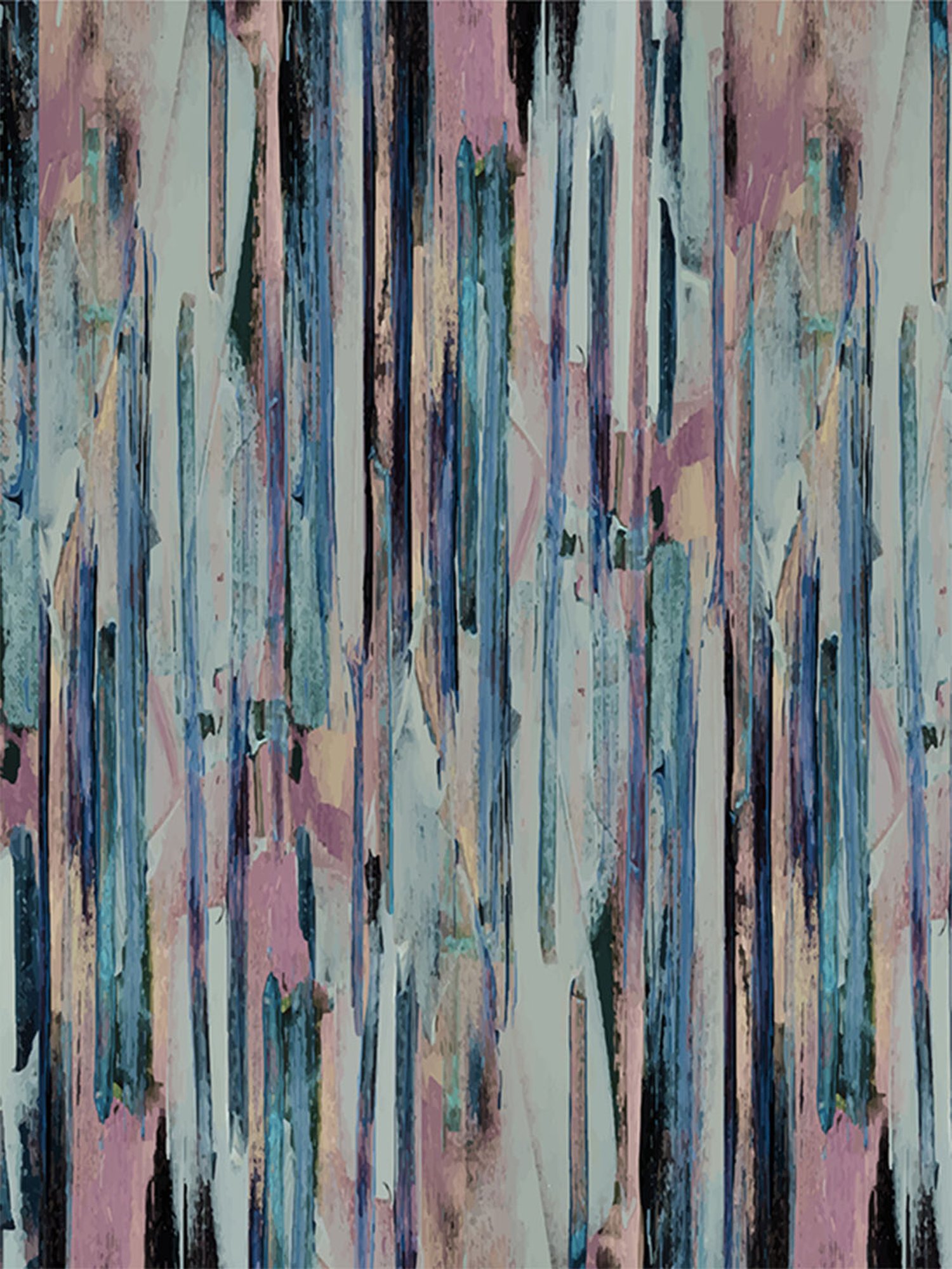 Petal Home Aquarelle Blue Cotton 144 TC Bedsheet