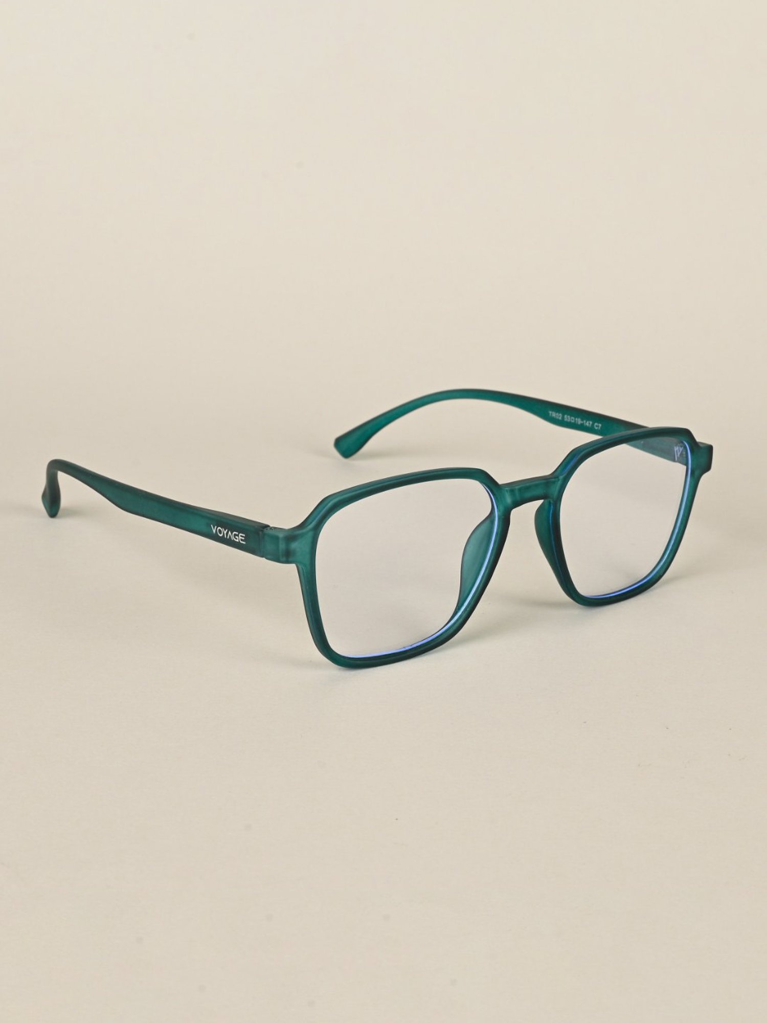 Voyage Green Square Unisex Sunglasses