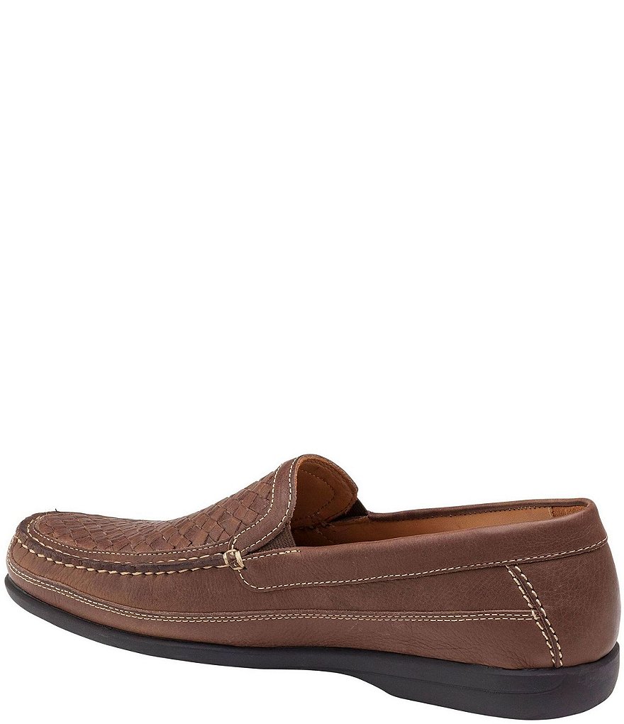 Johnston & Murphy Men's Locklin Woven Venetian Leather Loafers