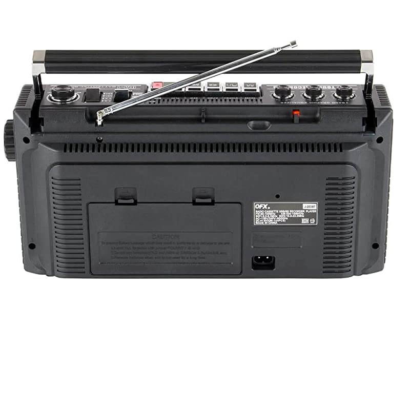 J220BT ReRun X Cassette Player Boombox with 4Band Radio MP3 Converter and Bluetooth